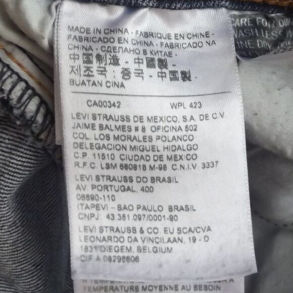 LEVI'S Boyfriend Jeans, 28, Crop length, Lower rise, Blue, 5 pockets, STAIN - Picture 14 of 16